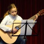 Zither, Gitarre & E-Gitarre on stage