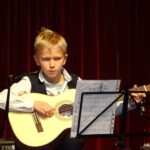 Zither, Gitarre & E-Gitarre on stage