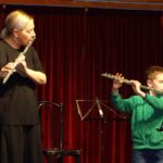 Holzbläser Minis on stage