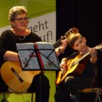 Gitarre on stage