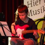 E-Gitarre on stage
