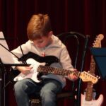 E-Gitarre on stage