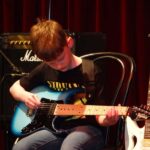 E-Gitarre on stage