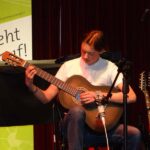 E-Gitarre on stage