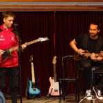 E-Gitarre on stage
