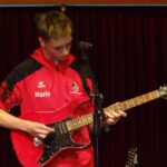 E-Gitarre on stage