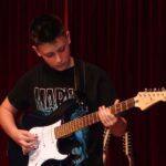 E-Gitarre on stage