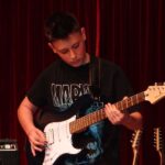 E-Gitarre on stage