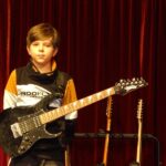 E-Gitarre on stage