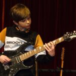 E-Gitarre on stage