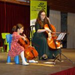 Violoncello on stage
