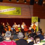 Violoncello on stage
