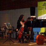 Violoncello on stage