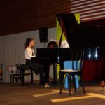 Violoncello on stage