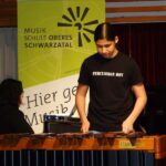 Mallets on stage