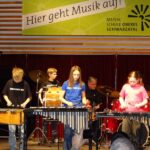 Mallets on stage