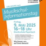 Musikschulinformationstage 2025 – Komm vorbei!