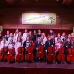 Violoncello on stage