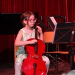 Violoncello on stage