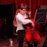 Violoncello on stage