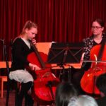 Violoncello on stage