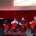 Violoncello on stage