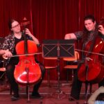 Violoncello on stage