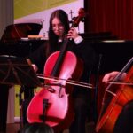 Violoncello on stage