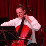 Violoncello on stage