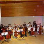 Violoncello on stage