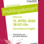 Herzliche Einladung zu unseren Frühlingskonzerten!