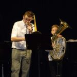 Blechbläser on stage