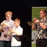 Blechbläser on stage