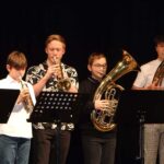 Blechbläser on stage